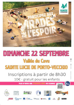 Affiche "Virades de l'Espoir" du 22/09/2024